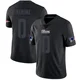 Peter Manuma ＃0 New England Patriots Limited Jersey - Men's Black Impact