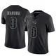 Peter Manuma ＃0 New England Patriots Limited Reflective Jersey - Youth Black