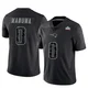 Peter Manuma ＃0 New England Patriots Limited Reflective Super Bowl LX Patch Jersey - Youth Black