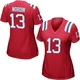 Quinn Nordin ＃13 New England Patriots Game Alternate Jersey - Women's Red