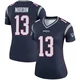 Quinn Nordin ＃13 New England Patriots Legend Jersey - Women's Navy
