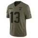 Quinn Nordin ＃13 New England Patriots Limited 2025 Salute to Service Jersey - Youth Olive