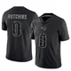 Quintayvious Hutchins ＃0 New England Patriots Limited Reflective Jersey - Men's Black