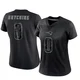 Quintayvious Hutchins ＃0 New England Patriots Limited Reflective Jersey - Women's Black