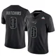 Quintayvious Hutchins ＃0 New England Patriots Limited Reflective Super Bowl LX Patch Jersey - Youth Black