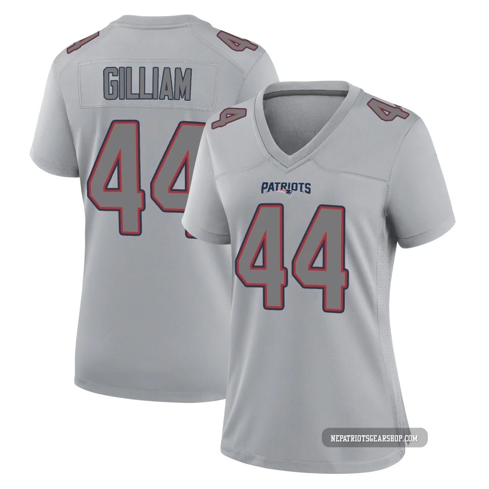 Reggie Gilliam ＃44 New England Patriots Game Silver Atmosphere Fashion Jersey - Women's