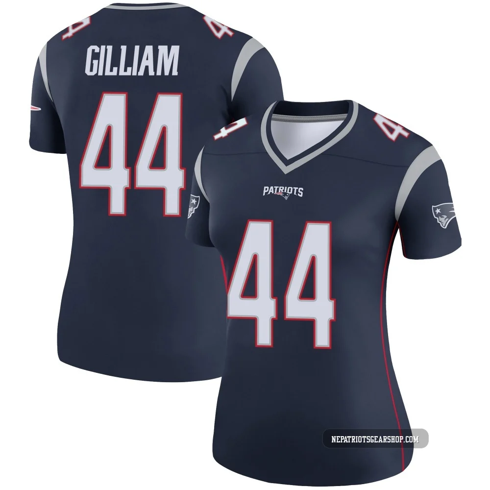Reggie Gilliam ＃44 New England Patriots Legend Jersey - Women's Navy