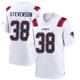 Rhamondre Stevenson ＃38 New England Patriots Game Jersey - Youth White