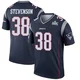 Rhamondre Stevenson ＃38 New England Patriots Legend Super Bowl LX Patch Jersey - Men's Navy