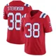 Rhamondre Stevenson ＃38 New England Patriots Limited Vapor Untouchable Alternate Jersey - Men's Red