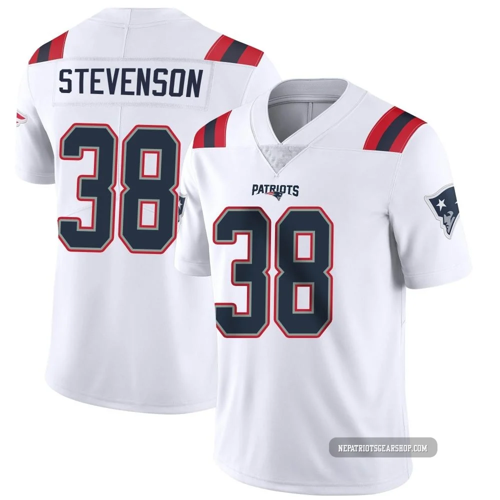 Rhamondre Stevenson ＃38 New England Patriots Limited Vapor Untouchable Jersey - Men's White