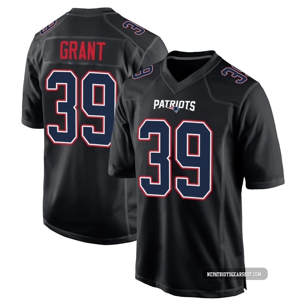 Richie Grant ＃39 New England Patriots Game Carbon Fashion Jersey - Youth Black