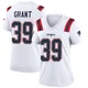 Richie Grant ＃39 New England Patriots Game Jersey - Women's White