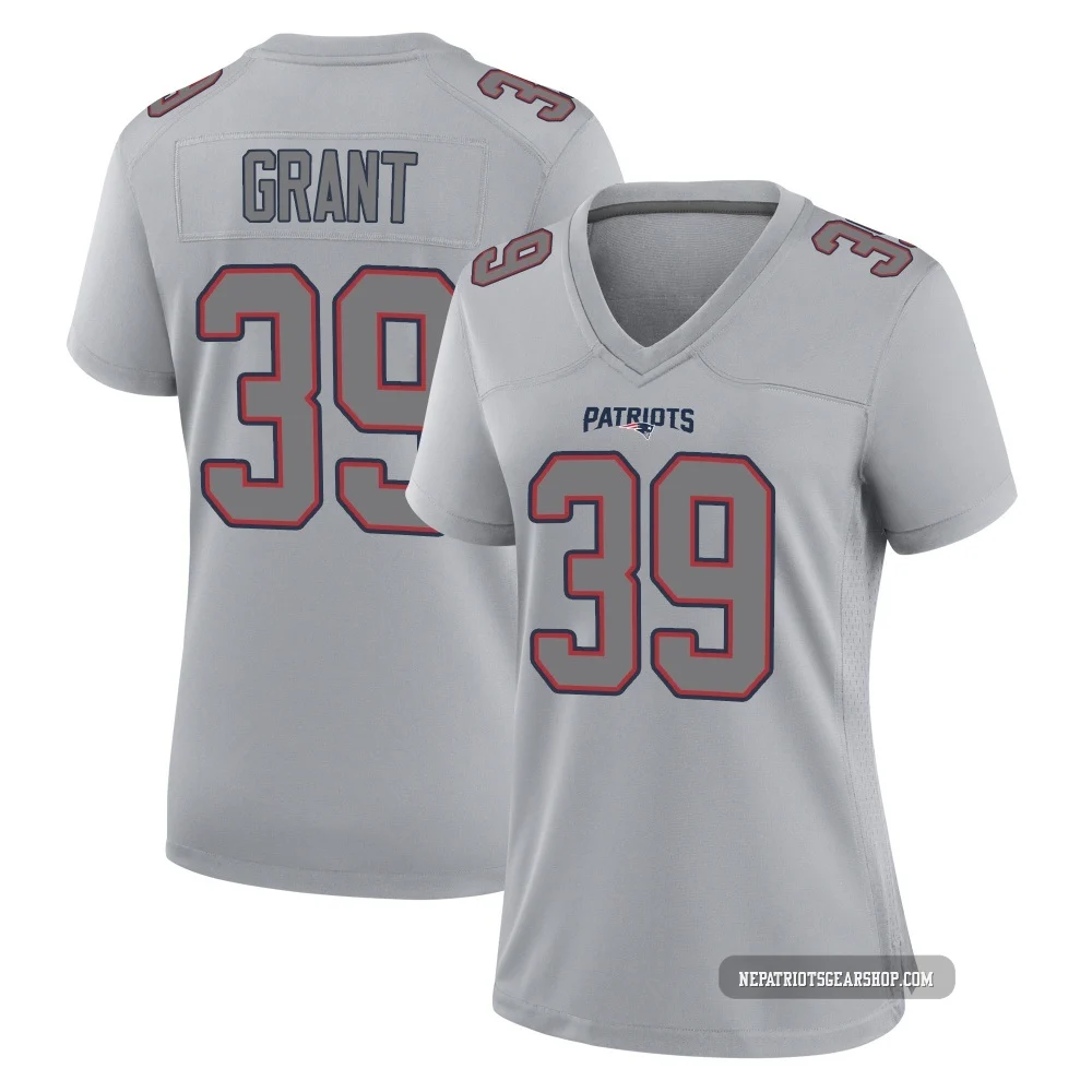 Richie Grant ＃39 New England Patriots Game Silver Atmosphere Fashion Jersey - Women's