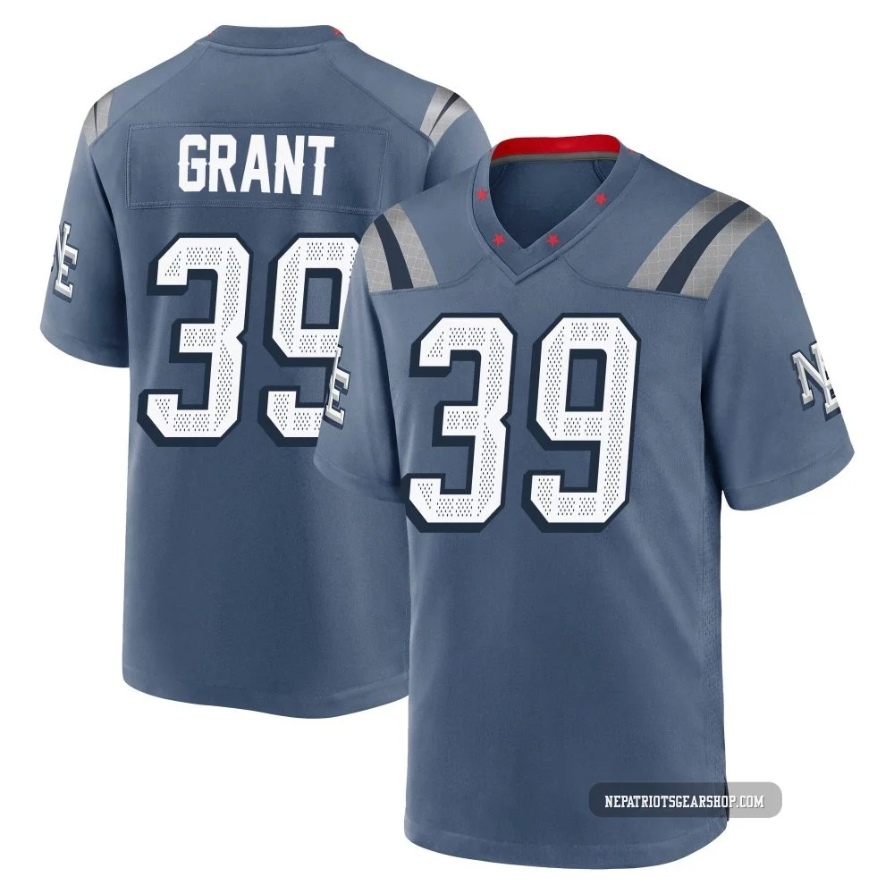 Richie Grant ＃39 New England Patriots Game Storm 2025 Rivalries Collection Jersey - Youth Blue