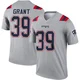Richie Grant ＃39 New England Patriots Legend Inverted Jersey - Men's Gray