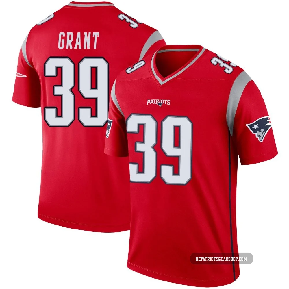 Richie Grant ＃39 New England Patriots Legend Inverted Jersey - Men's Red