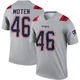 R.J. Moten ＃46 New England Patriots Legend Inverted Jersey - Youth Gray