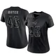 R.J. Moten ＃46 New England Patriots Limited Reflective Jersey - Women's Black