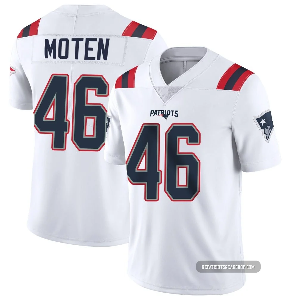 R.J. Moten ＃46 New England Patriots Limited Vapor Untouchable Jersey - Youth White