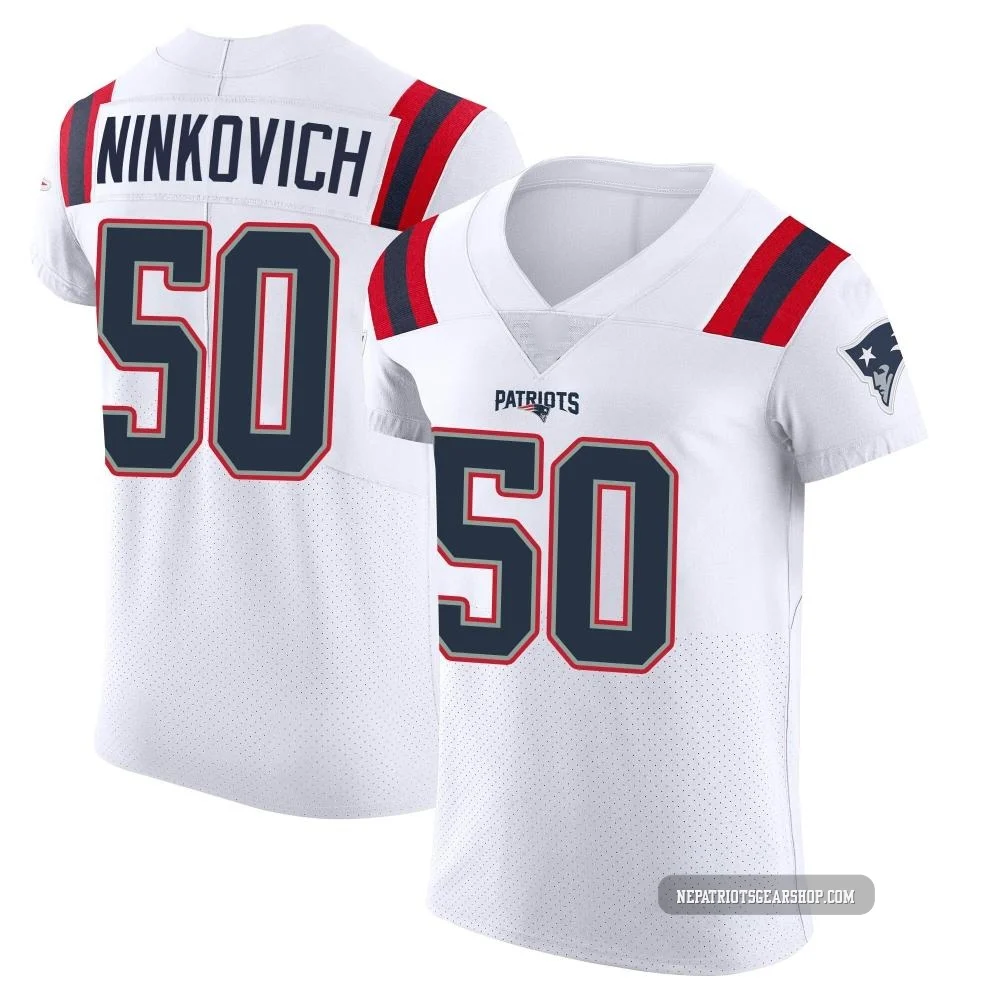 Rob Ninkovich ＃50 New England Patriots Elite Vapor Untouchable Jersey - Men's White