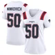 Rob Ninkovich ＃50 New England Patriots Game Jersey - Women's White