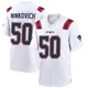Rob Ninkovich ＃50 New England Patriots Game Jersey - Youth White