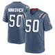 Rob Ninkovich ＃50 New England Patriots Game Storm 2025 Rivalries Collection Jersey - Youth Blue