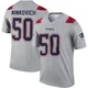 Rob Ninkovich ＃50 New England Patriots Legend Inverted Jersey - Men's Gray