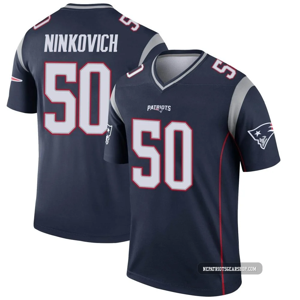 Rob Ninkovich ＃50 New England Patriots Legend Jersey - Men's Navy