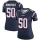 Rob Ninkovich ＃50 New England Patriots Legend Jersey - Women's Navy