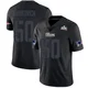 Rob Ninkovich ＃50 New England Patriots Limited Super Bowl LX Patch Jersey - Men's Black Impact