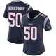 Rob Ninkovich ＃50 New England Patriots Limited Team Color Vapor Untouchable Jersey - Women's Navy