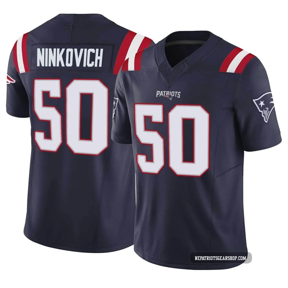 Rob Ninkovich ＃50 New England Patriots Limited Vapor F.U.S.E. Jersey - Youth Navy