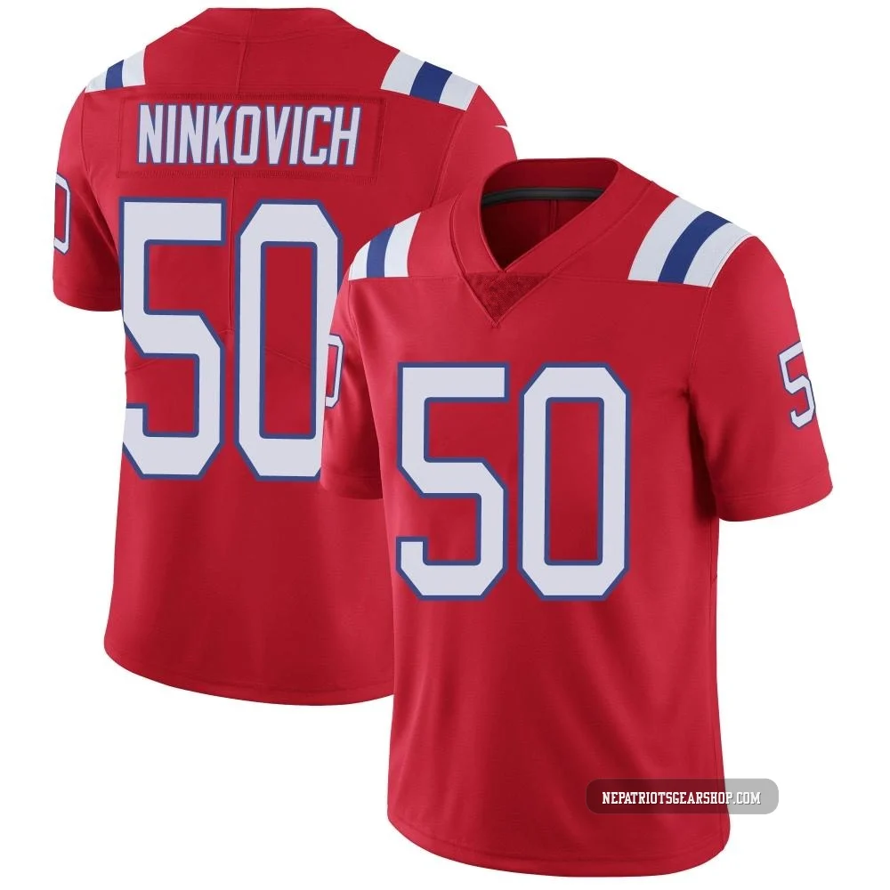 Rob Ninkovich ＃50 New England Patriots Limited Vapor Untouchable Alternate Jersey - Youth Red