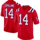 Robert Spillane ＃14 New England Patriots Game Alternate Super Bowl LX Patch Jersey - Men's Red