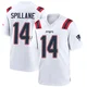 Robert Spillane ＃14 New England Patriots Game Jersey - Men's White