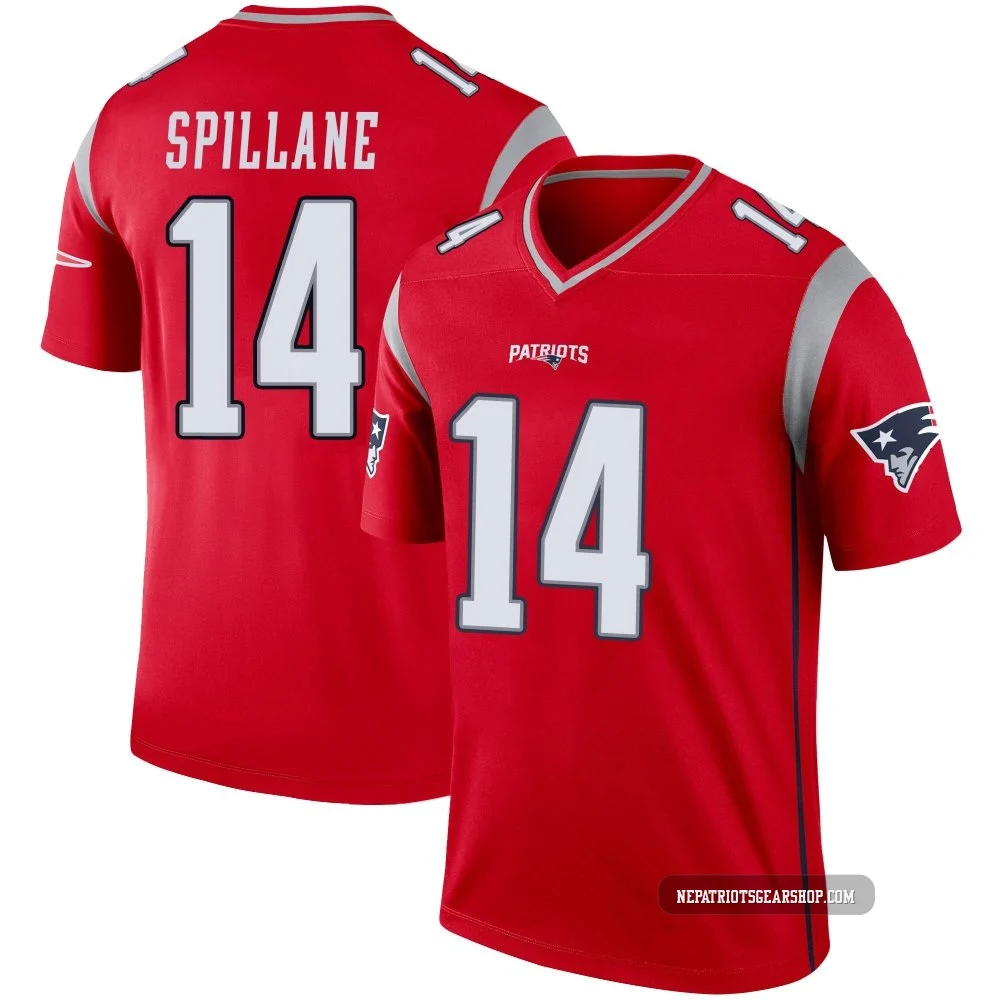 Robert Spillane ＃14 New England Patriots Legend Inverted Jersey - Youth Red