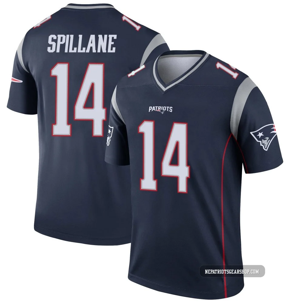 Robert Spillane ＃14 New England Patriots Legend Jersey - Men's Navy