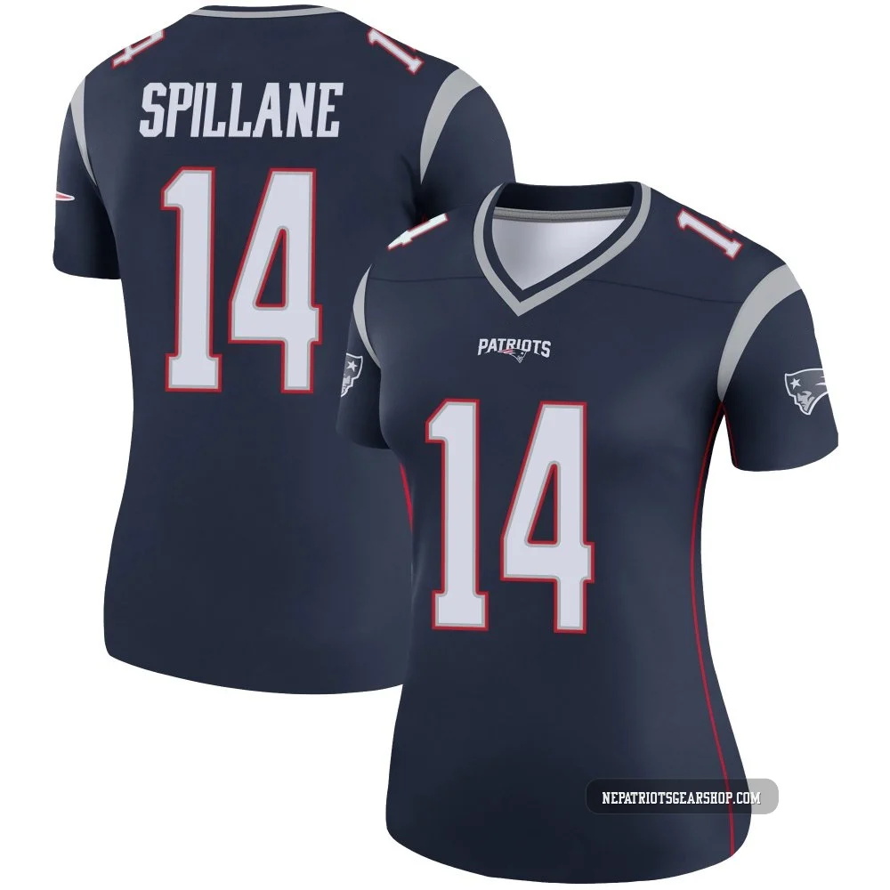 Robert Spillane ＃14 New England Patriots Legend Jersey - Women's Navy