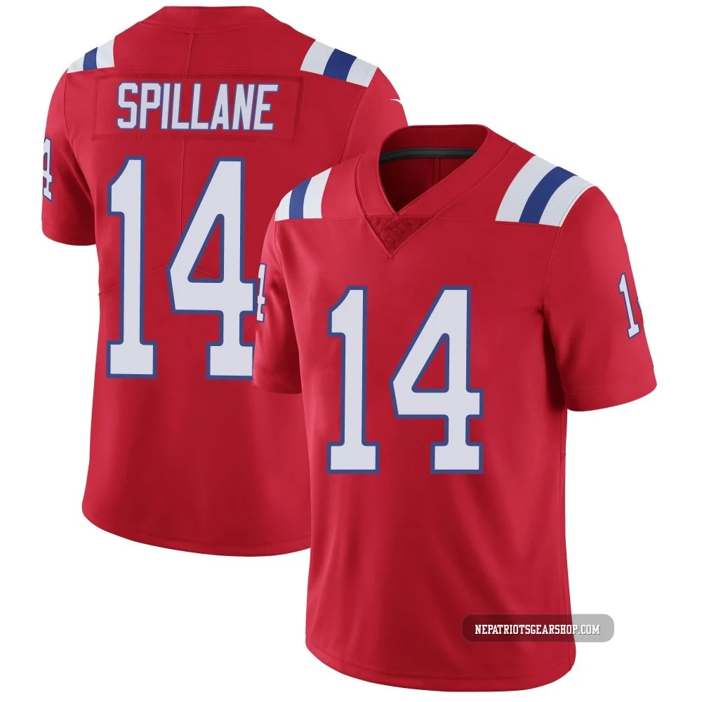 Robert Spillane ＃14 New England Patriots Limited Vapor Untouchable Alternate Jersey - Youth Red