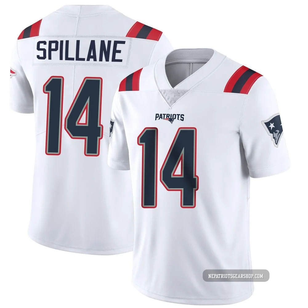 Robert Spillane ＃14 New England Patriots Limited Vapor Untouchable Jersey - Men's White