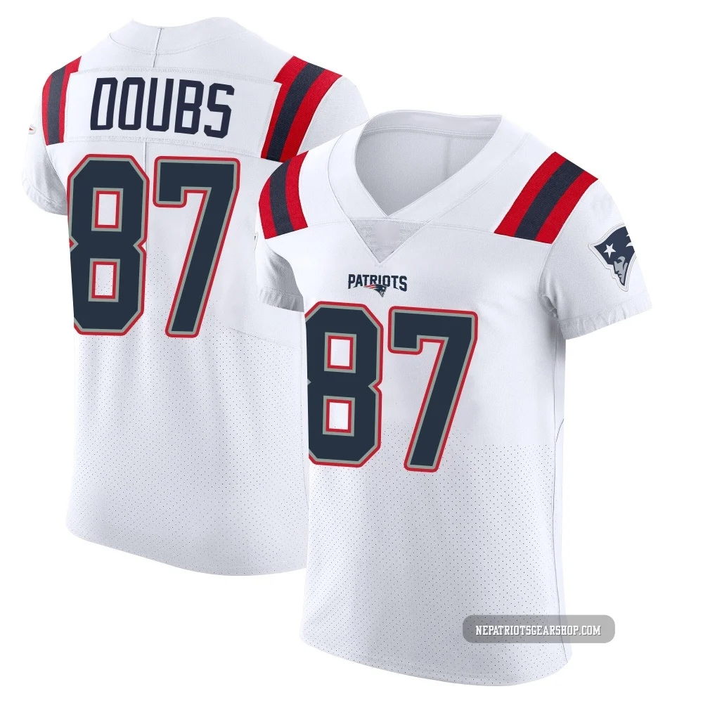 Romeo Doubs ＃87 New England Patriots Elite Vapor Untouchable Jersey - Men's White