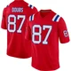 Romeo Doubs ＃87 New England Patriots Game Alternate Jersey - Youth Red