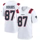 Romeo Doubs ＃87 New England Patriots Game Jersey - Youth White