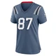 Romeo Doubs ＃87 New England Patriots Game Storm 2025 Rivalries Collection Jersey - Women's Blue