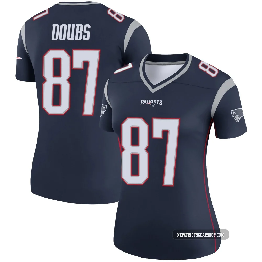 Romeo Doubs ＃87 New England Patriots Legend Jersey - Women's Navy