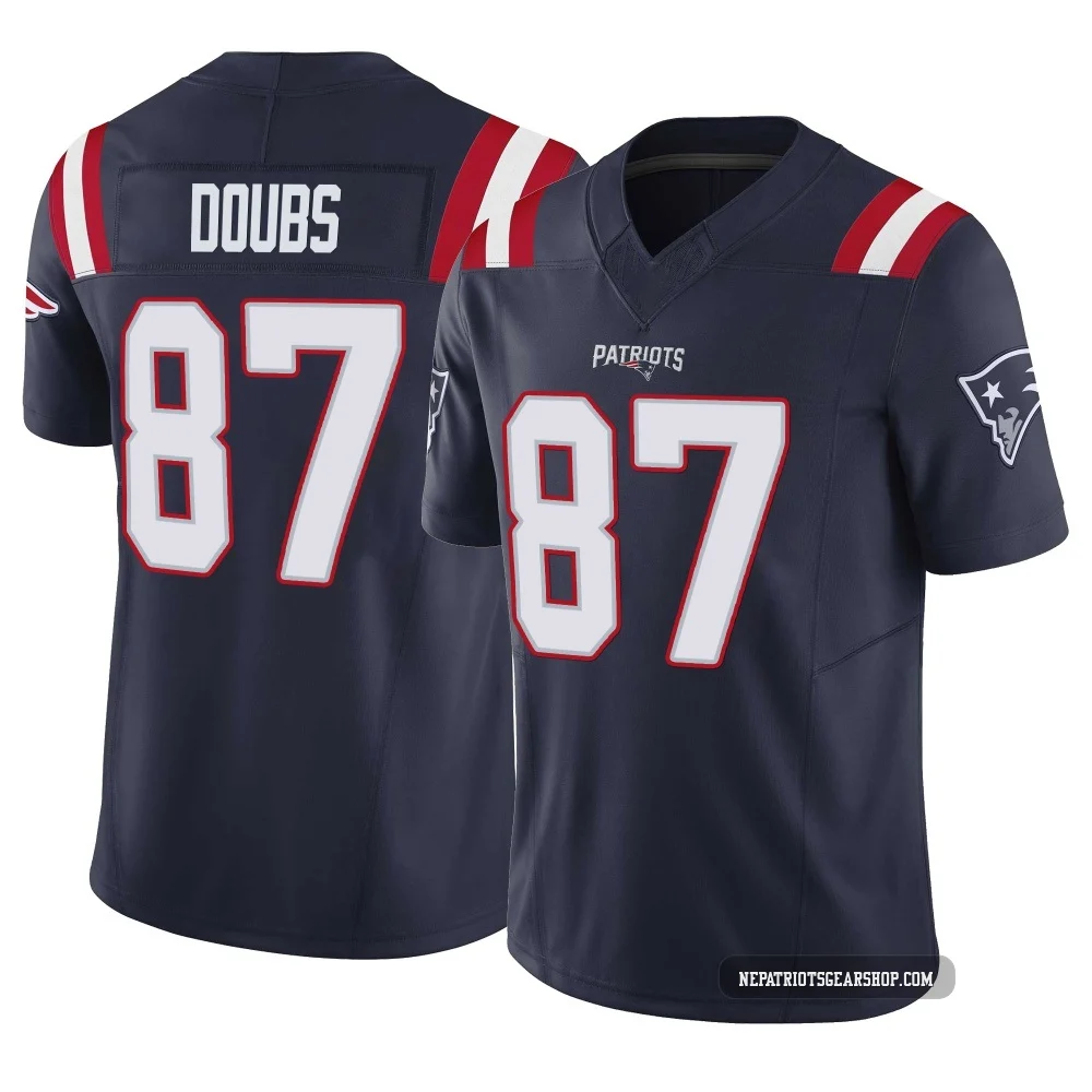 Romeo Doubs ＃87 New England Patriots Limited Vapor F.U.S.E. Jersey - Men's Navy
