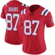Romeo Doubs ＃87 New England Patriots Limited Vapor Untouchable Alternate Jersey - Women's Red