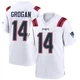 Steve Grogan ＃14 New England Patriots Game Jersey - Youth White